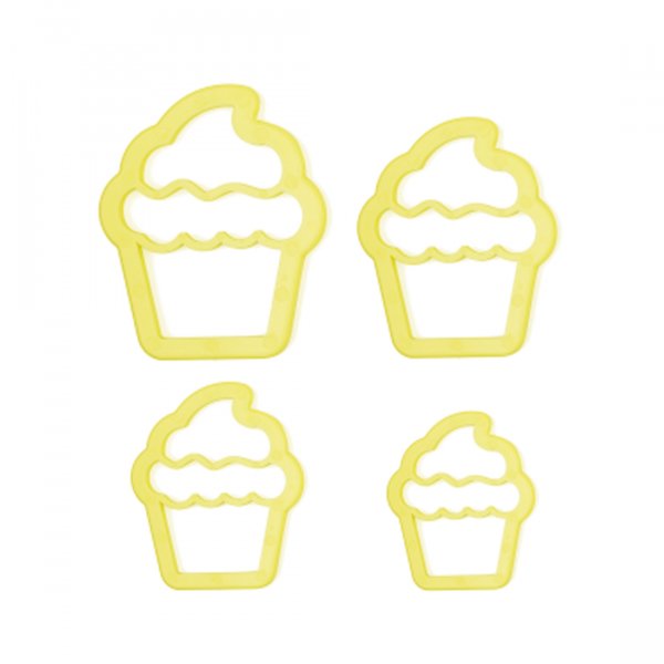 Cortador Cupcake - 4 Peças - Blue Star