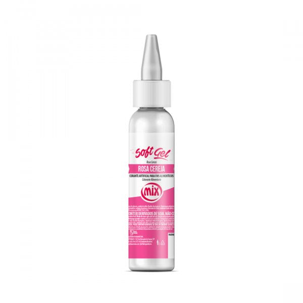 Corante Soft Gel - Rosa Cereja - 60G - Mix
