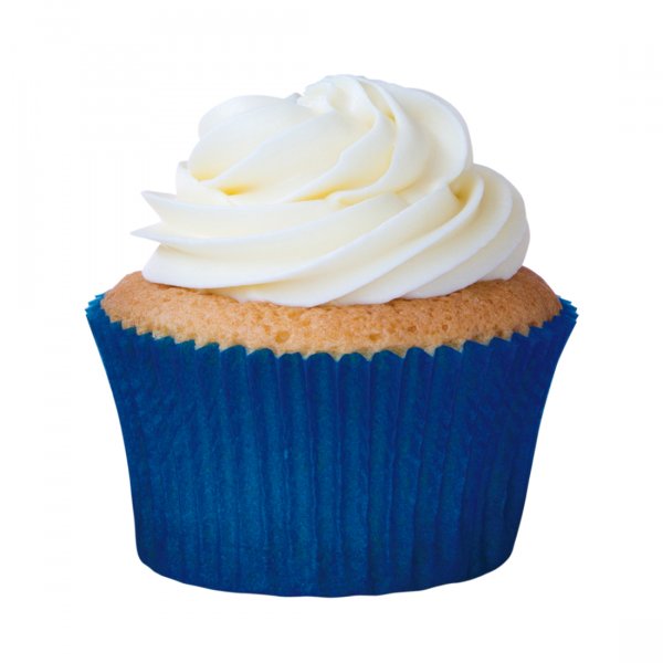 Forma Para Cupcake Impermeável Azul Royal N.0 Lisa 45 Unidades - Mago