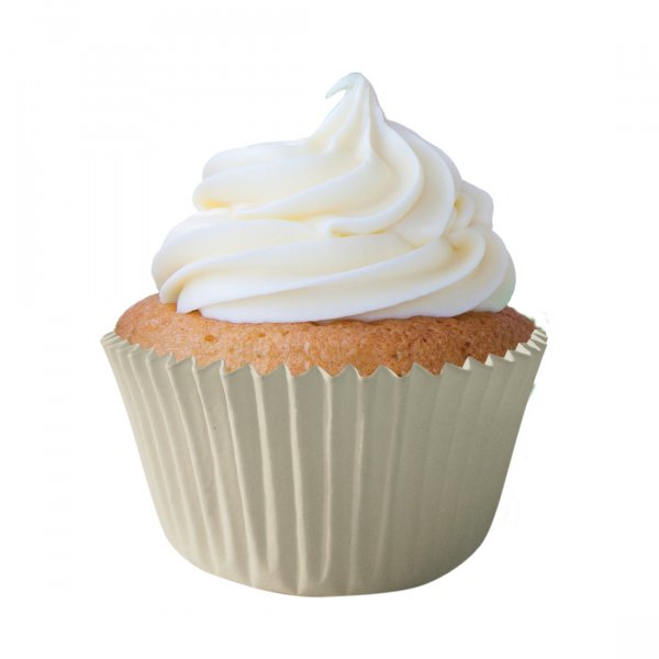 Forma Para Cupcake Impermeável Natural N.0 Lisa 45 Unidades - Mago