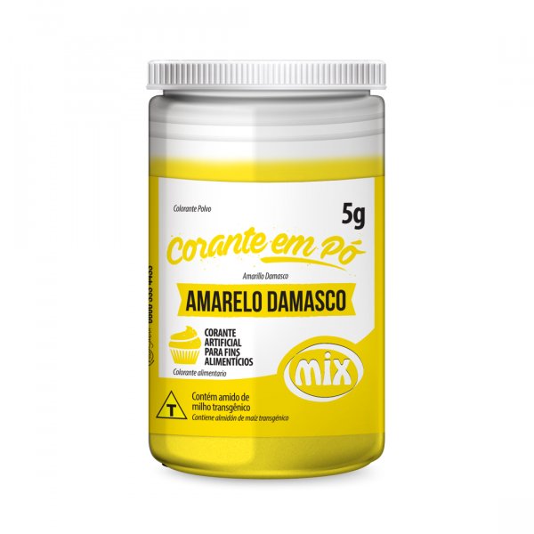 Corante Em Pó - Amarelo Damasco - 5G - Mix