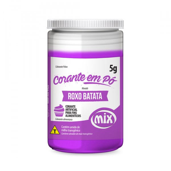 Corante Em Pó - Roxo Batata - 5G - Mix