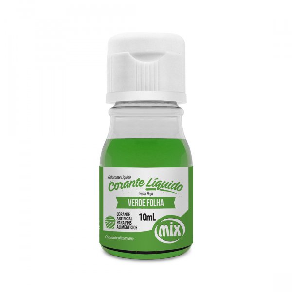 Corante Líquido - Verde Folha - 10Ml - Mix