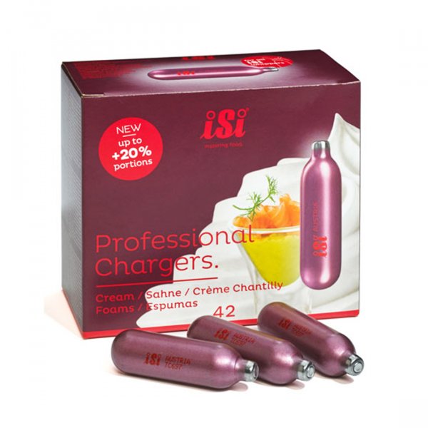 Gás Para Garrafas De Chantilly N2O - Profissional - 10 Cápsulas - Isi