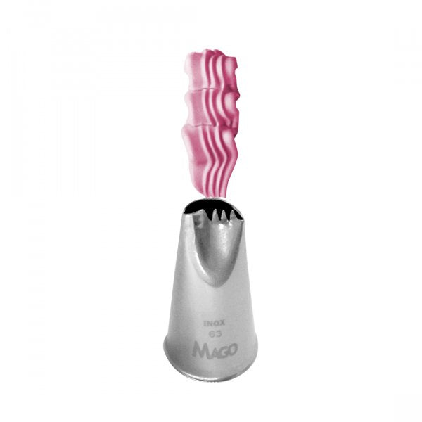 Bico De Confeitar Pequeno - Babado - Mod 63 - Mago