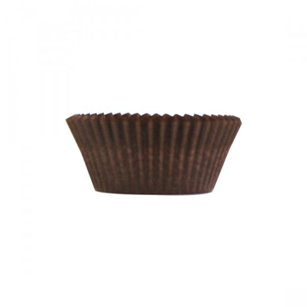 Forminha Para Mini Cupcake - Marrom - 54 Unid - Ultrafest