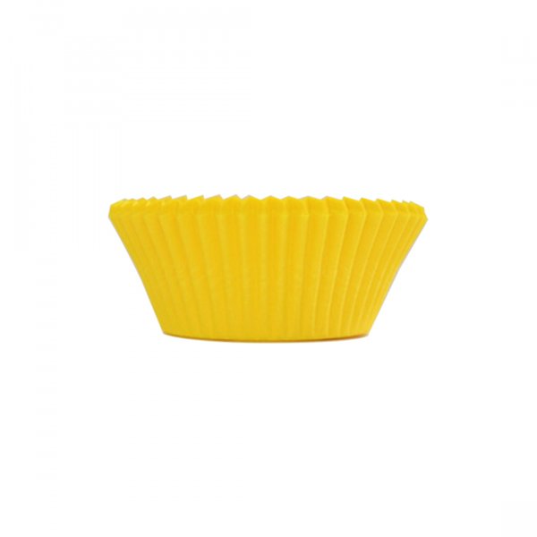 Forminha Para Mini Cupcake - Amarela - 54 Unid - Ultrafest