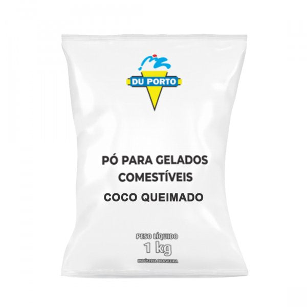 Pó Saborizante - Coco Queimado - 1Kg - Du Porto