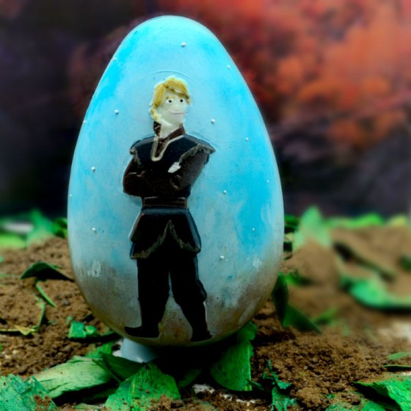 Forma Ovo Kristoff Frozen 350G, 3 Partes - 12128 Bwb