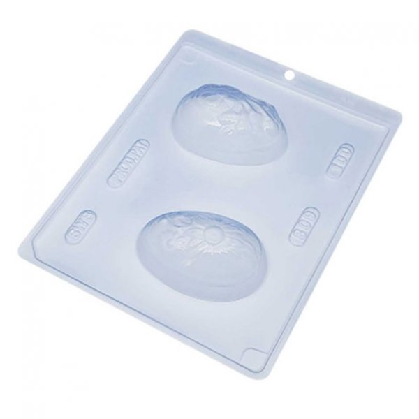 Forma Ovo Flores 100G - 3 Partes - Cod. 809 - Bwb