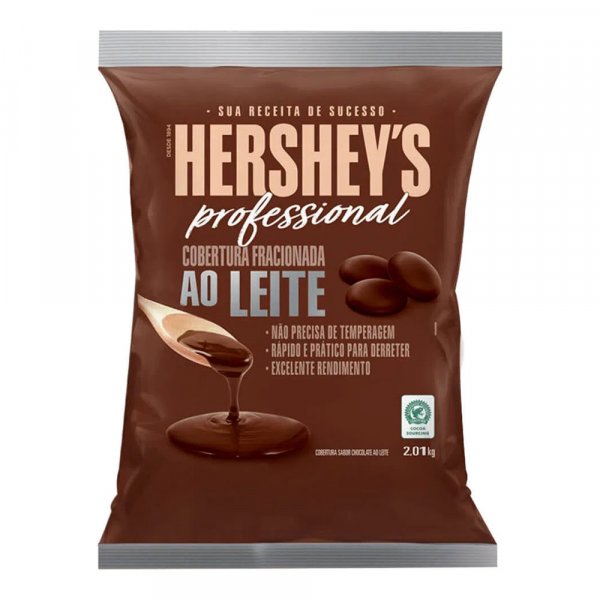 Cobertura Fracionada em Moedas de Chocolate Ao Leite - 2,01Kg - Hershey's Professional