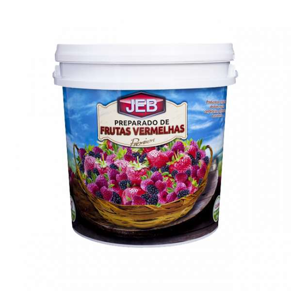 Polpa De Fruta - Preparado De Frutas Vermelhas Premium 4,1Kg - Jeb