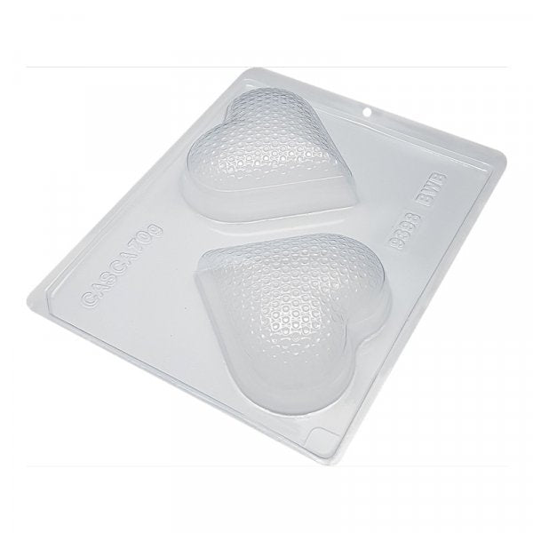 Forma Acetato Coração Textura Gotas 70G 3 Partes - 9398 Bwb