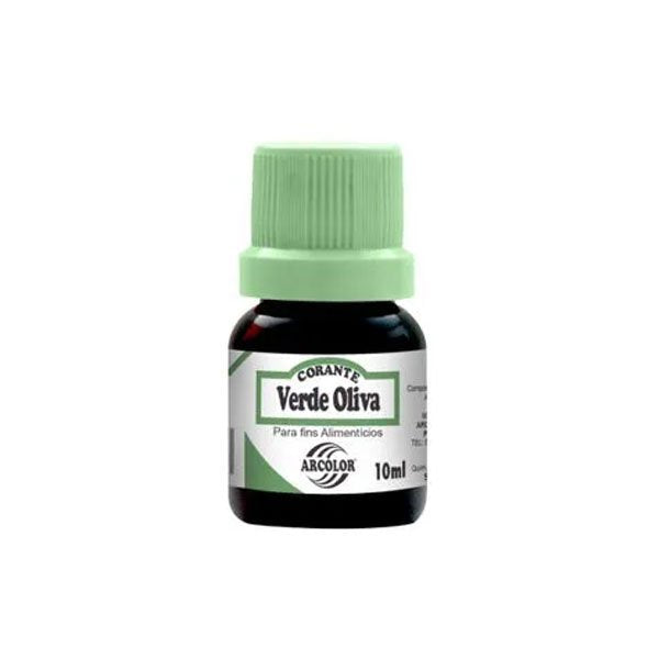 Corante Líquido Verde Oliva 10Ml - Arcolor