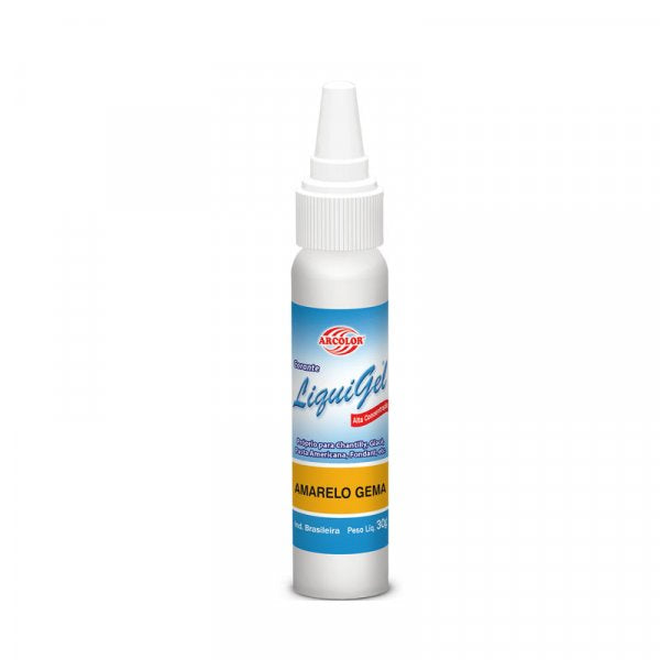 Corante Liquigel Amarelo Gema 30G - Arcolor