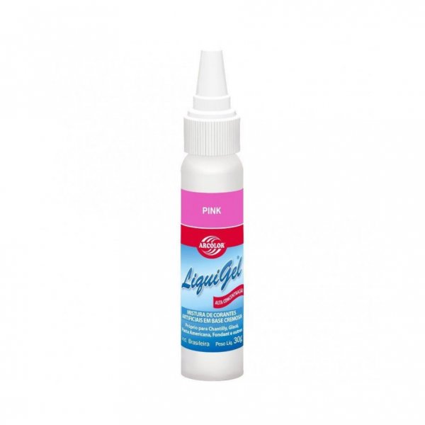 Corante Liquigel Rosa Pink 30G - Arcolor