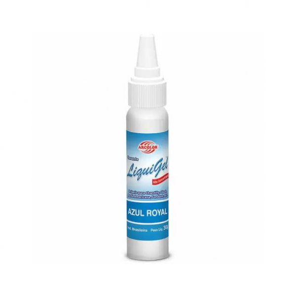 Corante Liquigel Azul Royal 30G - Arcolor