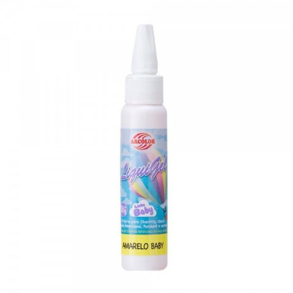 Corante Liquigel Amarelo Baby 30G - Arcolor