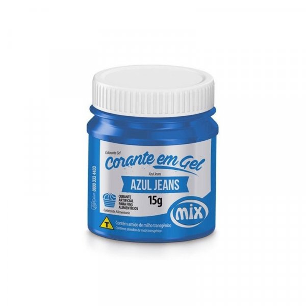 Corante Em Gel Azul Jeans 15G - Mix