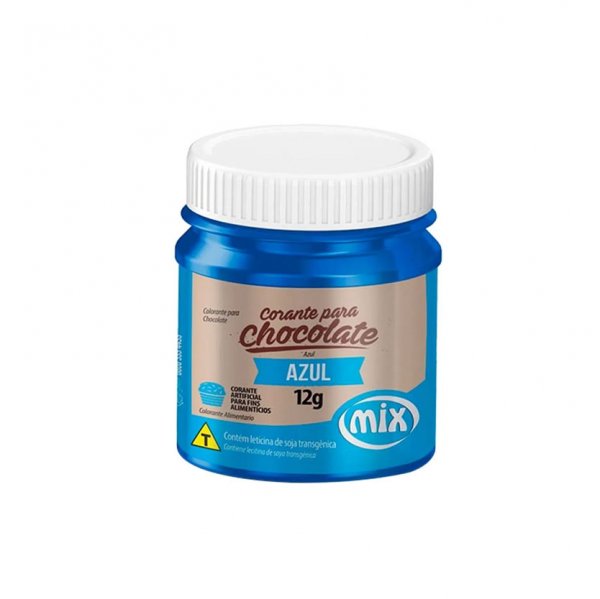 Corante Em Gel Para Chocolate Azul 12G - Mix