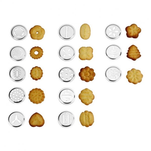 Máquina Portátil De Biscoitos 20 Peças - Le Chef