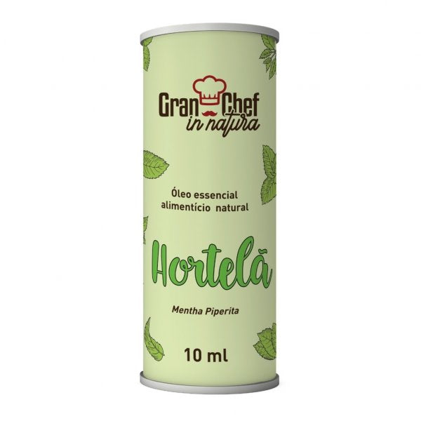 Óleo Essencial Alimentício Hortelã 10ml - Gran Chef