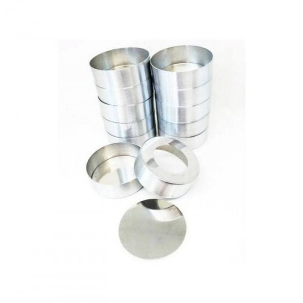 Forma Pão De Mel 3 Fundo Falso 5,2 Cm 12 Uni. - Metasa