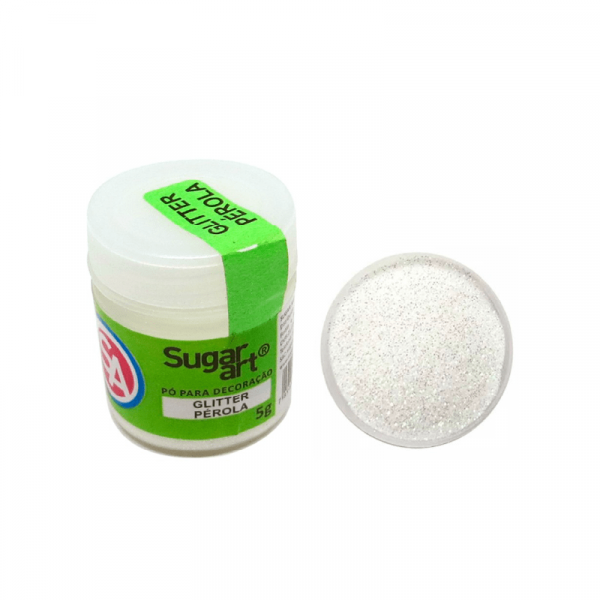 Glitter Pérola Para Superfície 5G - Sugar Art