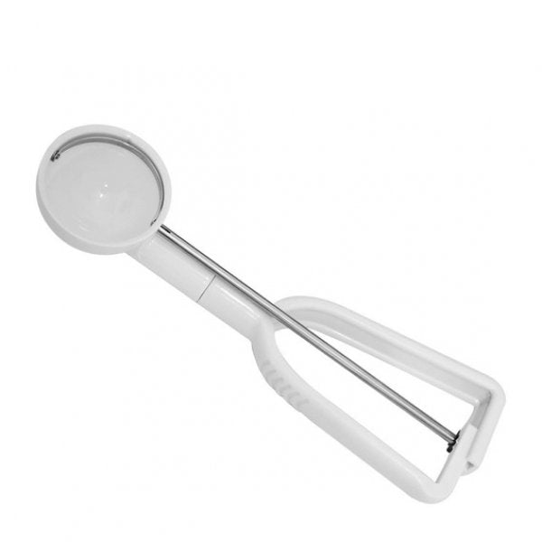 Colher Concha 5,5Cm Para Sorvete C/Ejetor - Metaltex