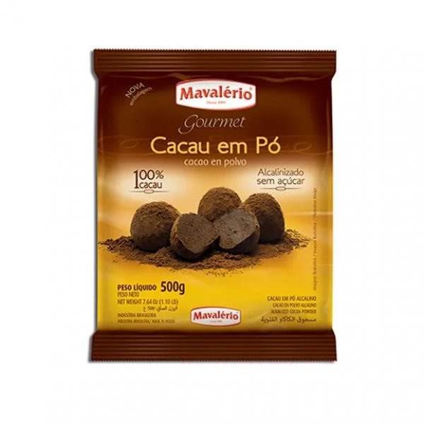 Chocolate Em Pó 100% Cacau Alcalino Gourmet - Mavalério