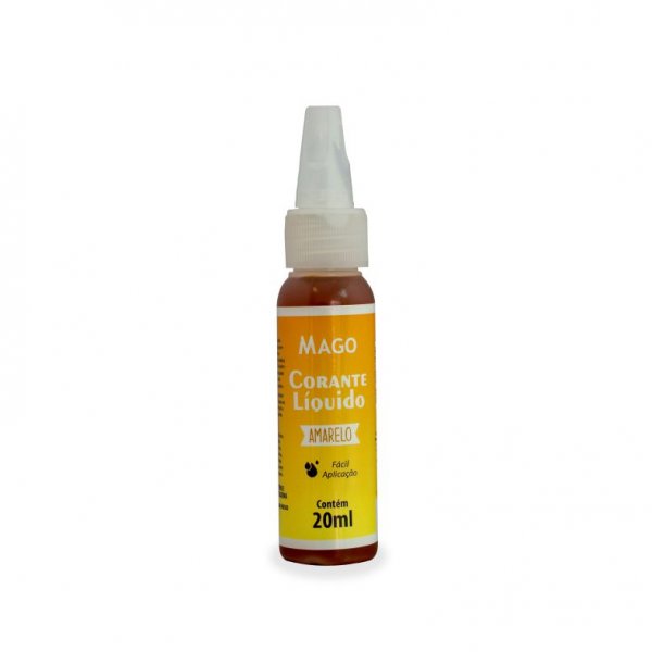 Corante Líquido Amarelo 20Ml - Mago