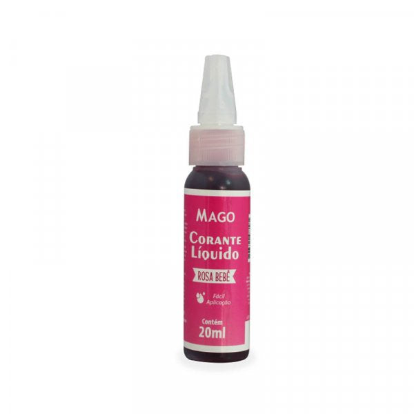 Corante Líquido Rosa Bebê 20Ml - Mago