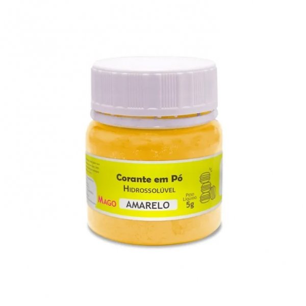 Corante Em Pó Hidrossolúvel Amarelo 5G - Mago