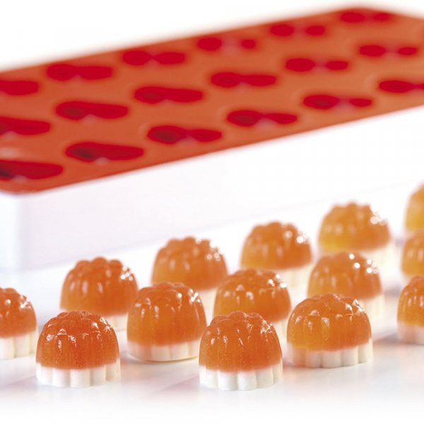 Forma Morangos P/ Fondant Bala E Bombom Tg1012 - Pavoni Italia