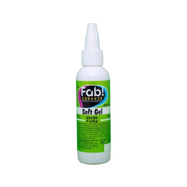 Corante Soft Gel Verde Folha 60G - Fab!