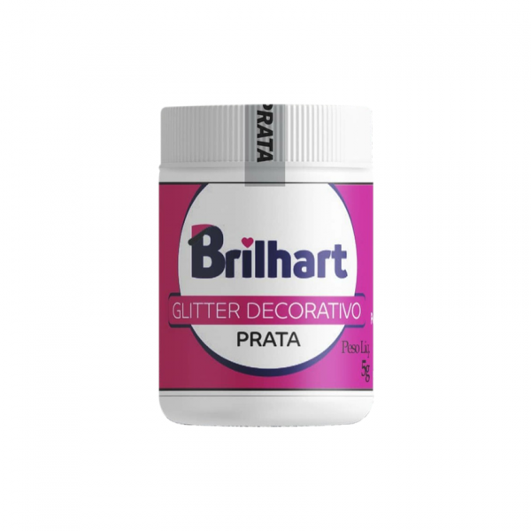 Glitter Prata P/ Superfície 5G - Brilhart