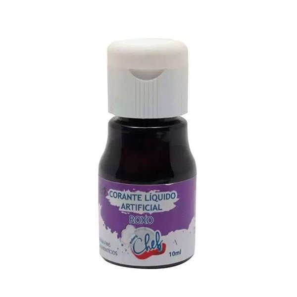 Corante Líquido Roxo 10Ml - Iceberg Chef
