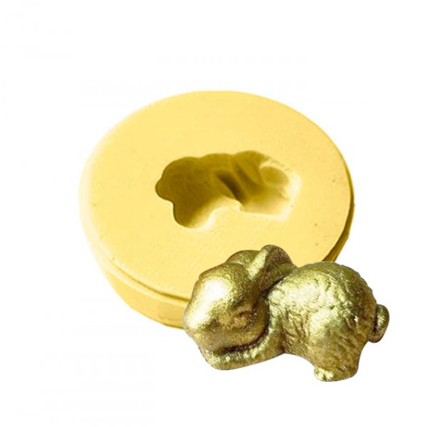Molde De Silicone 35 Páscoa Coelho Mini 3D - Mazulli