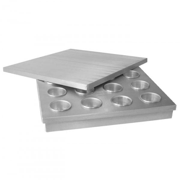 Conjunto Banho Maria Em Alumínio Com 16 Cavidades - Cimapi