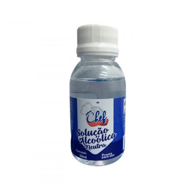 Solução Alcoólica Neutra - 50Ml - Iceberg Chef