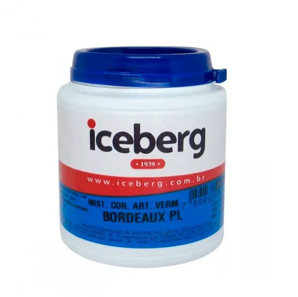 Corante Em Pó Vermelho Bordô Pl 500G - Iceberg Chef