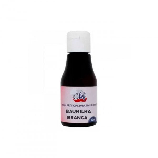 Essência Aroma Artificial Baunilha Branca 30Ml - Iceberg Chef