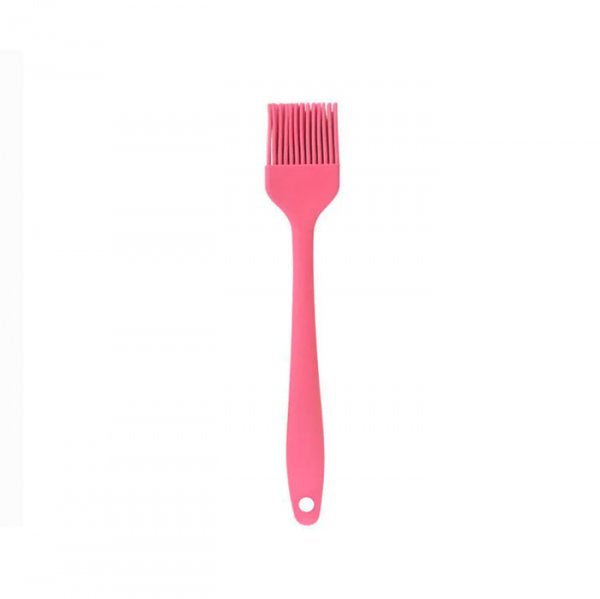 Pincel Mini De Silicone Duplo - Rosa - Oikos