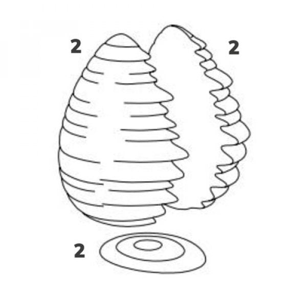 Forma P/ Ovo De Páscoa Kt138 - Pavoni Italia