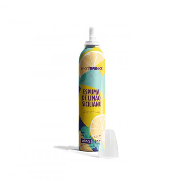 Espuma De Limão Siciliano E Capim Santo 260G - Easydrinks