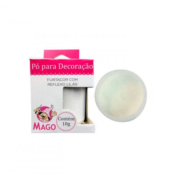 Pó Para Decoração Furtacor Com Reflexo Lilás 10G - Mago