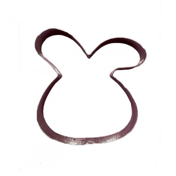 Cortador Aço Inox Face Coelho Páscoa 4G Código 523 - R R Oliveira