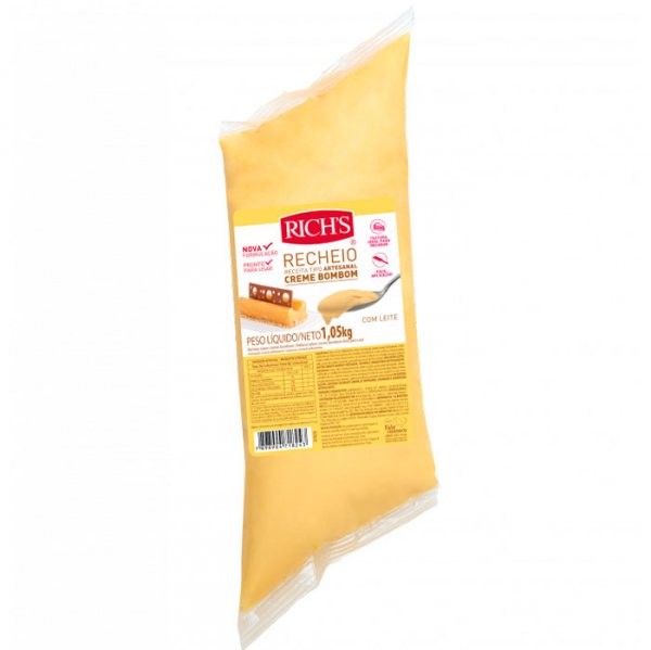 Recheio Creme de Bombom com Leite 1,05Kg - Rich's