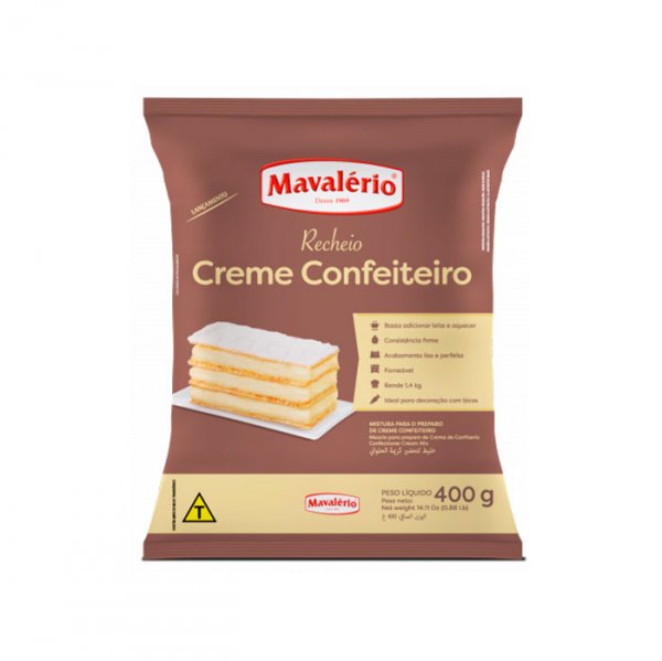 Mistura Para Creme Confeiteiro 400G - Mavalério