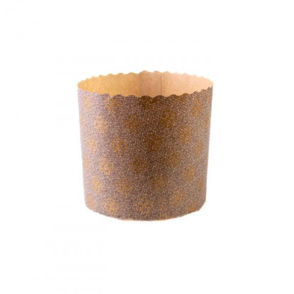 Forma Para Panetone 250Gr Fiore Papel Italiano 12Unid - Ecopack